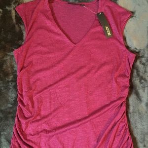 NWT APTS ruched tank SIZE MEDIUM
